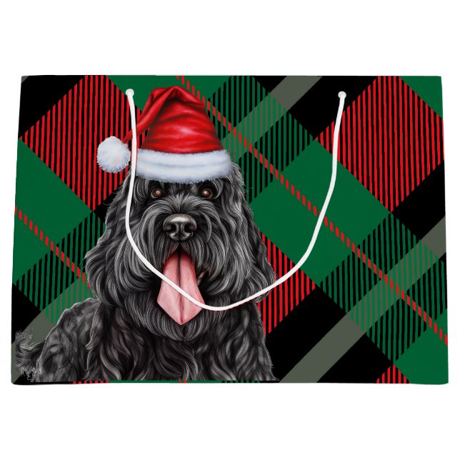 Helgdag Black Russian Terrier i julklapp (Framsidan)