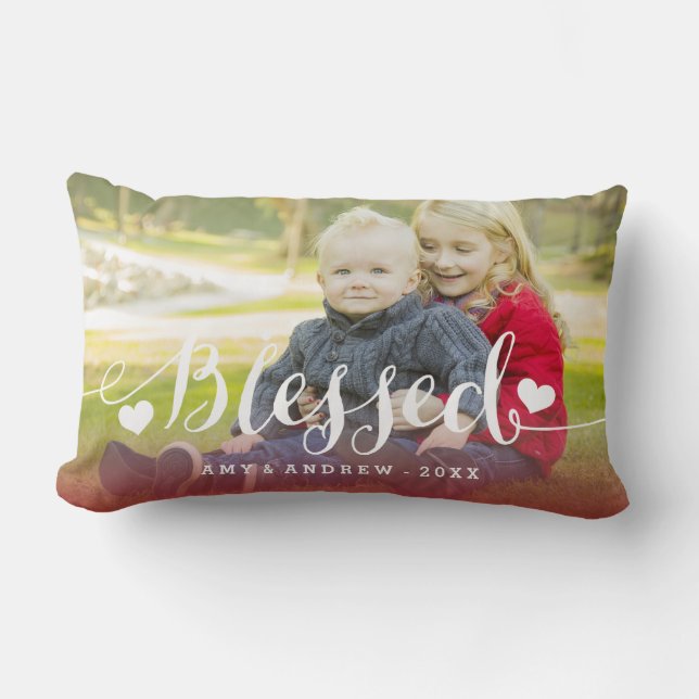 Helgdag Blessings | Helgdag Photo Pillow Lumbarkudde (Framsida)
