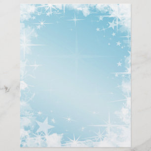 Helgdag Blue Stars Letterhead