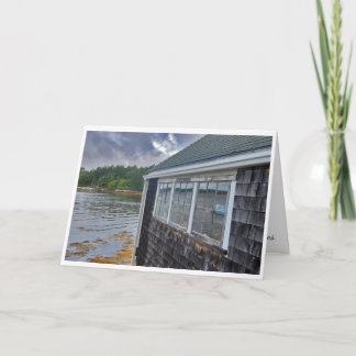 Helgdag Boathouse-gratulationskort Helgkort
