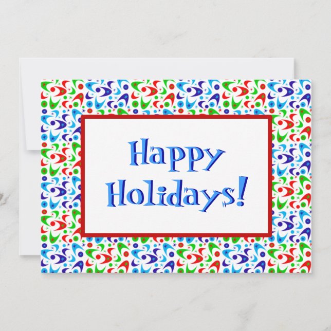 Helgdag Boomerangs Inbjudningar (Framsida)