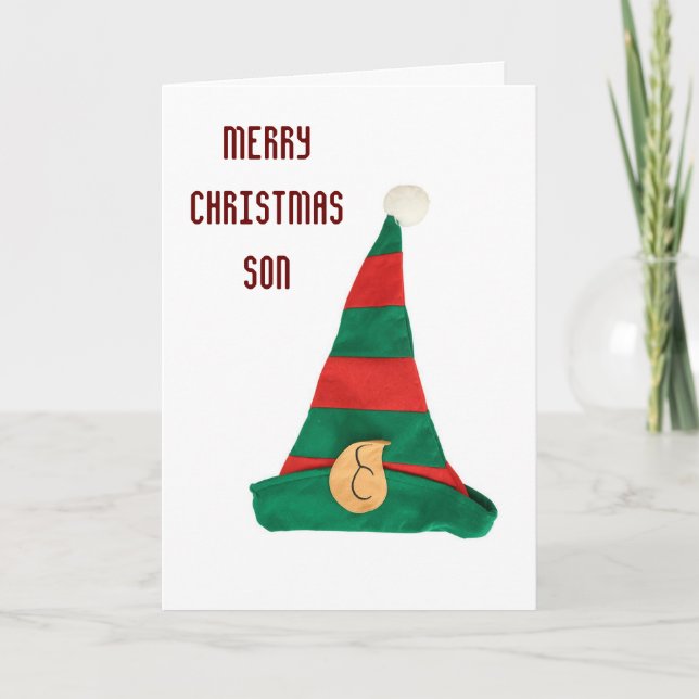 Helgdag BORDE VARA "LYCKLIG FÖR DIG!" Helgkort (Framsida)