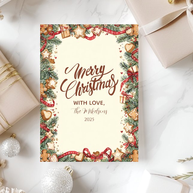 Helgdag Börjar jul Julkort (Skapare uppladdad)