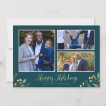 Helgdag Botanicals Multi Photo jul-kort
