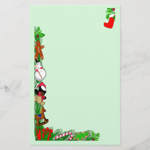 Helgdag Boughs Stationery Brevpapper