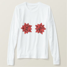 Helgdag Bow Bra (röd)