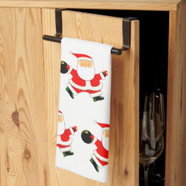 Helgdag Bowl Bowling Gifts Kökshandduk