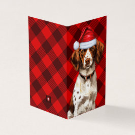 Helgdag Brittany Spain Hund Red Play jul Kort