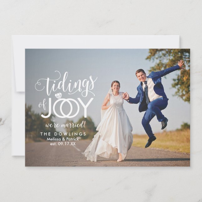 Helgdag Bröllop Nyligen lyft första jul Julkort (Framsida)