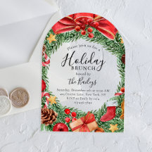 Helgdag Brunch Chic Blommigt jul Party