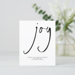 Helgdag Budget Joy Elegant Script Black White