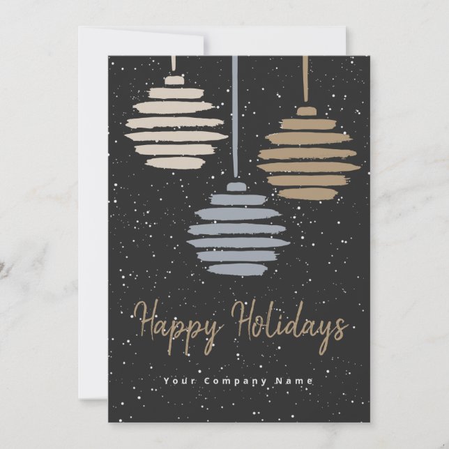 Helgdag Business Photo Navy Guld (Framsida)