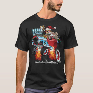 Helgdag Ca - den vackra julen i Hot rod Jultomten T Shirt