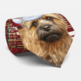 Helgdag Cairn Terrier Hund och Play jul Slips