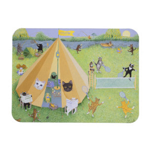Helgdag Camp Magnet