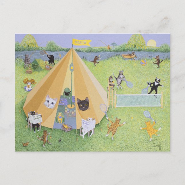 Helgdag Camp Vykort (Framsida)