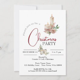 HELGDAG CANDLE CHRISTMAS PARTY INBJUDNINGAR