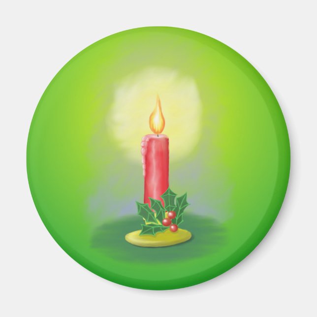 Helgdag Candle Magnet (Framsidan)