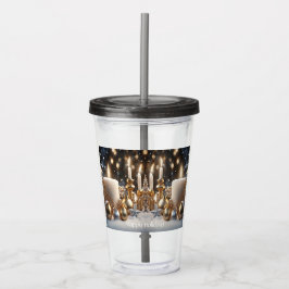 Helgdag Candles Acrylic Tumbler Take Away Mugg