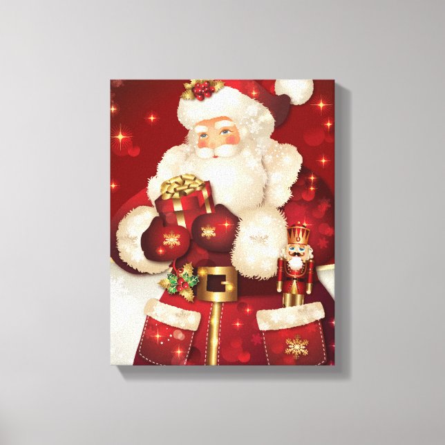 Helgdag Canvas Art-Santa (Framsida)