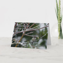Helgdag Card - Solstice Hummers Helgkort