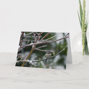 Helgdag Card - Solstice Hummers Helgkort