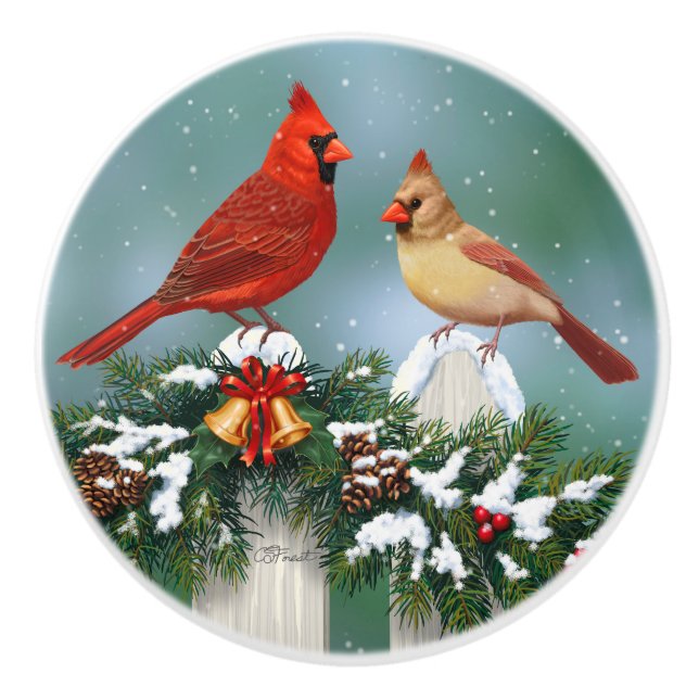 Helgdag Cardinals & Julgarland Knopp (Framsidan)