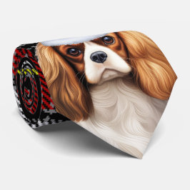 Helgdag Cavalier Kung Charles Hund Play-jul Slips