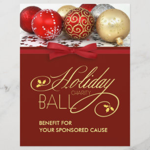 Helgdag Charity Boll Flyer