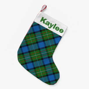 Helgdag Charm Klan Fergusson Tartan Liten Julstrumpa