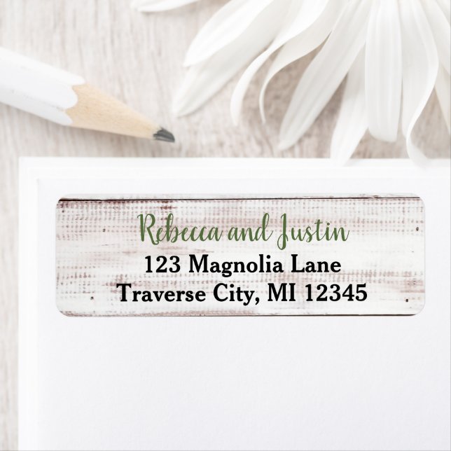 Helgdag Charm Winter-juletikett Returadress Etikett (Insitu)