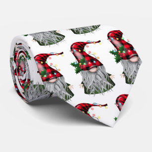 Helgdag Cheer Gnome Neck Tie Slips