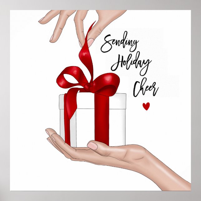 Helgdag Cheer-julen Poster (Framsidan)