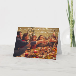 Helgdag Cheer-julkort Kort
