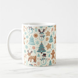 Helgdag Cheer Mönster Collection Kaffemugg