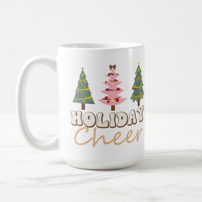 Helgdag Cheer Mugg - Perfekt Festive Gift (Vänster)