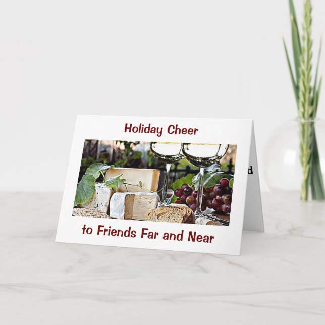 HELGDAG CHEER=VÄNNER LÅNGT OCH NÄRA HELGKORT (Framsida)