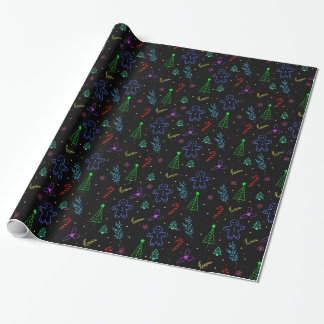 Helgdag Cheer Wrapping Papper Presentpapper
