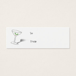 Helgdag Cheers Gift Märkre Litet Visitkort