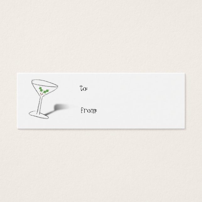 Helgdag Cheers Gift Märkre Litet Visitkort (Framsidan)