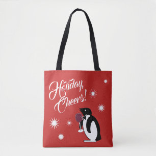 Helgdag Cheers Penguin Tygkasse