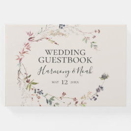 Helgdag Chic botaniskt | Champagne Bröllop Gästböcker