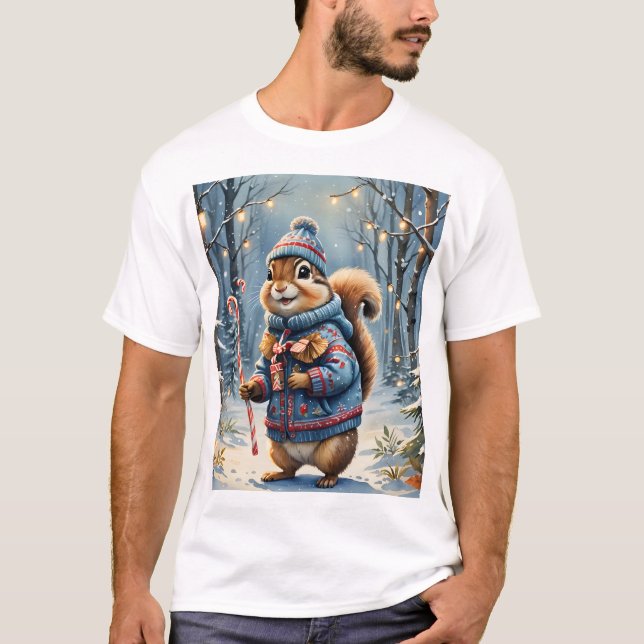 Helgdag chipmunk t shirt (Framsida)