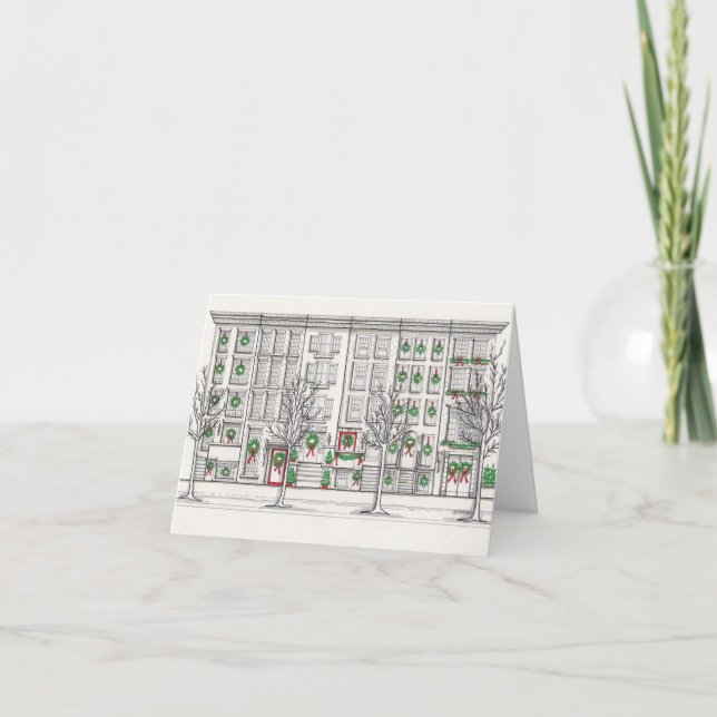 Helgdag City Life Card Kort (Framsida)