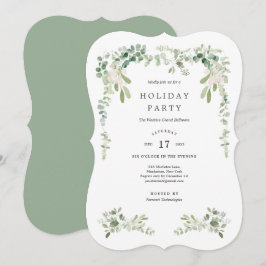 Helgdag Classic Mistletoe-julinbjudan Inbjudningar