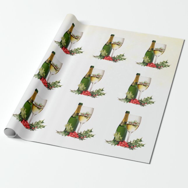 Helgdag Cocktails Modern Festive jul Party Presentpapper (Utrullad)