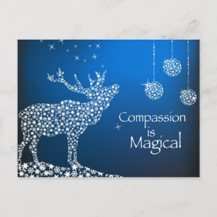 Helgdag Compassion är magiskt Helg Vykort