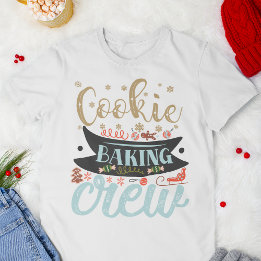 Helgdag Cookie Baking Crew T Shirt