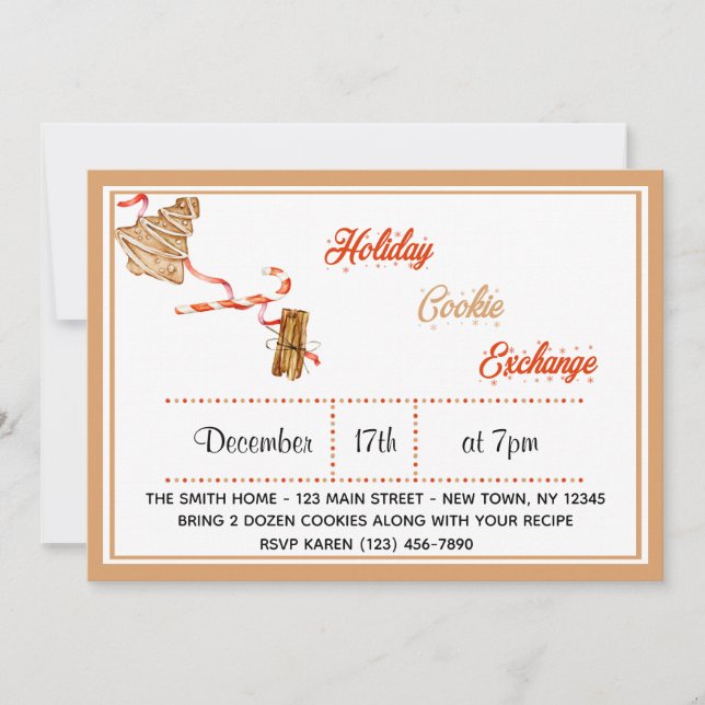 Helgdag Cookie Exchange (Framsida)