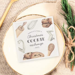 Helgdag-cookie Exchange för personlig Pappersservett